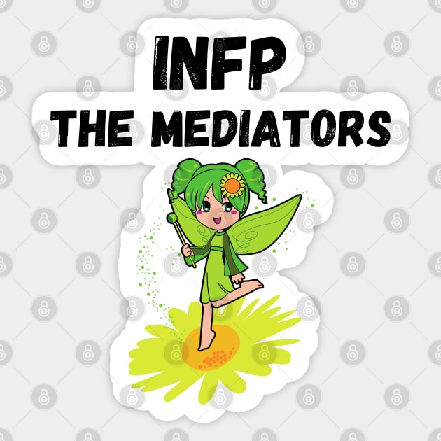 INFP Personality Type (MBTI) Sticker by JC's Fitness Co.